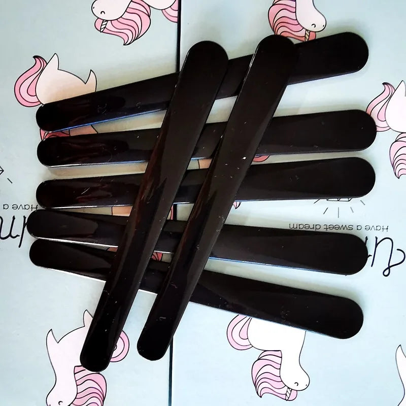 Disposable Cosmetic Spatula Set - Curved Makeup & Face Mask Scoops, 10 Pieces