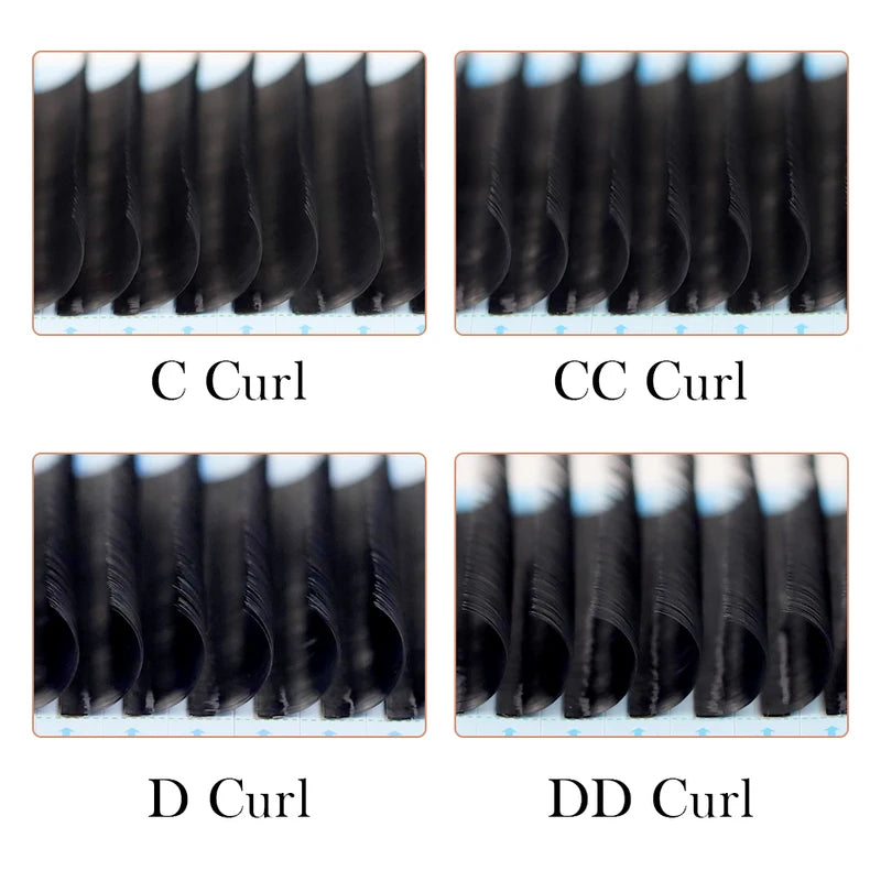 False Mink Eyelash Extensions Korean Silk Natural Soft Volume Lashes