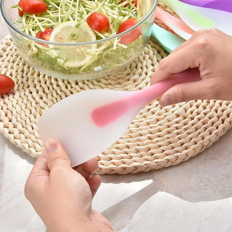 Food Grade Silicone Cooking Spoon & Spatula Set Heat Resistant Nonstick Kitchen Utensils