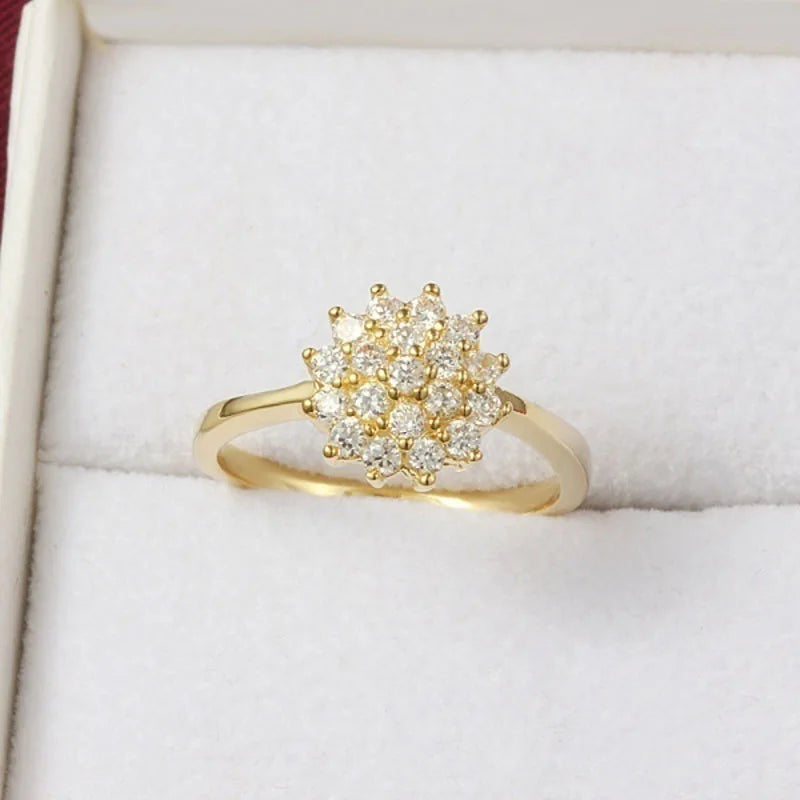 14K Gold Diamond Engagement Ring for Women – 1.5 Carats Luxury Wedding Band
