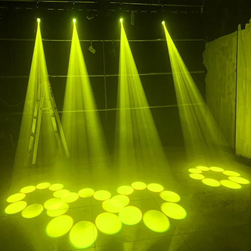 120W Mini LED Moving Head Light Beam Spot Stage Effect with 8 Rotating Prisms