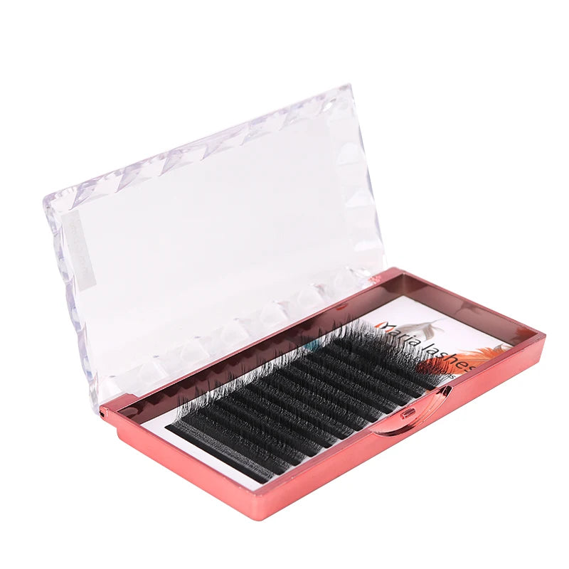 False Eyelash Extensions Clusters - Volume Mink Lashes with Easy Fan Design