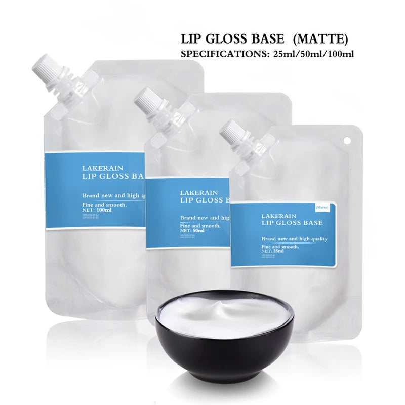 Bulk Clear Lip Gloss Base Gel for DIY Lipstick & Lip Gloss Making - 25/50/100ml