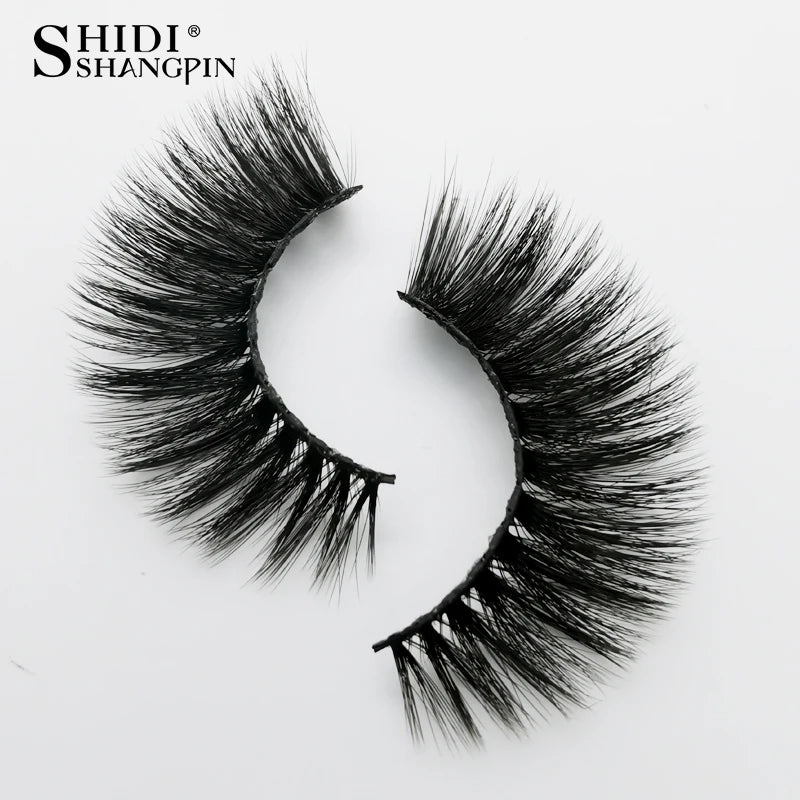 50 Pairs Long Fluffy False Eyelashes - 3D Mink Style, Cruelty-Free, Reusable