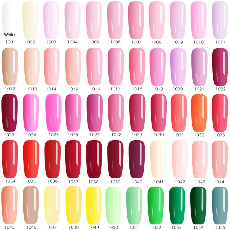 Long-Lasting Gel Nail Polish Set - 111 Colors UV & LED Cure 12ml