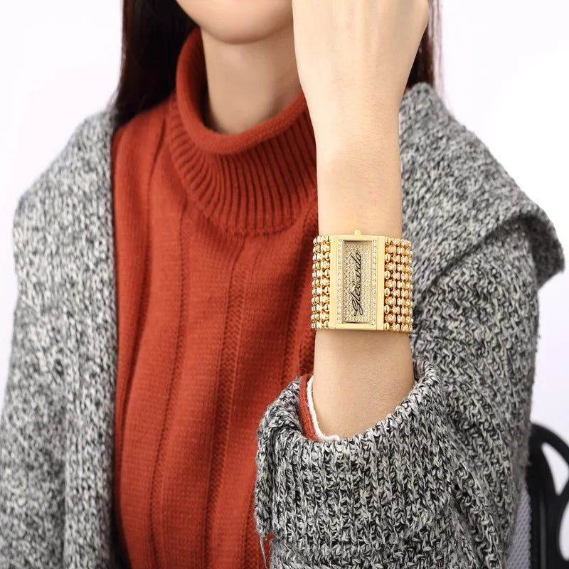 Analog Casual Women's Quartz Watch with Gold or Silver Finish