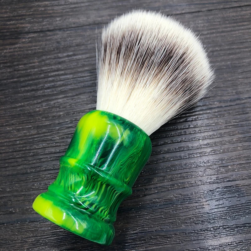 Men's Shaving Brush with Synthetic Hair and Resin Handle – Multiple Colors