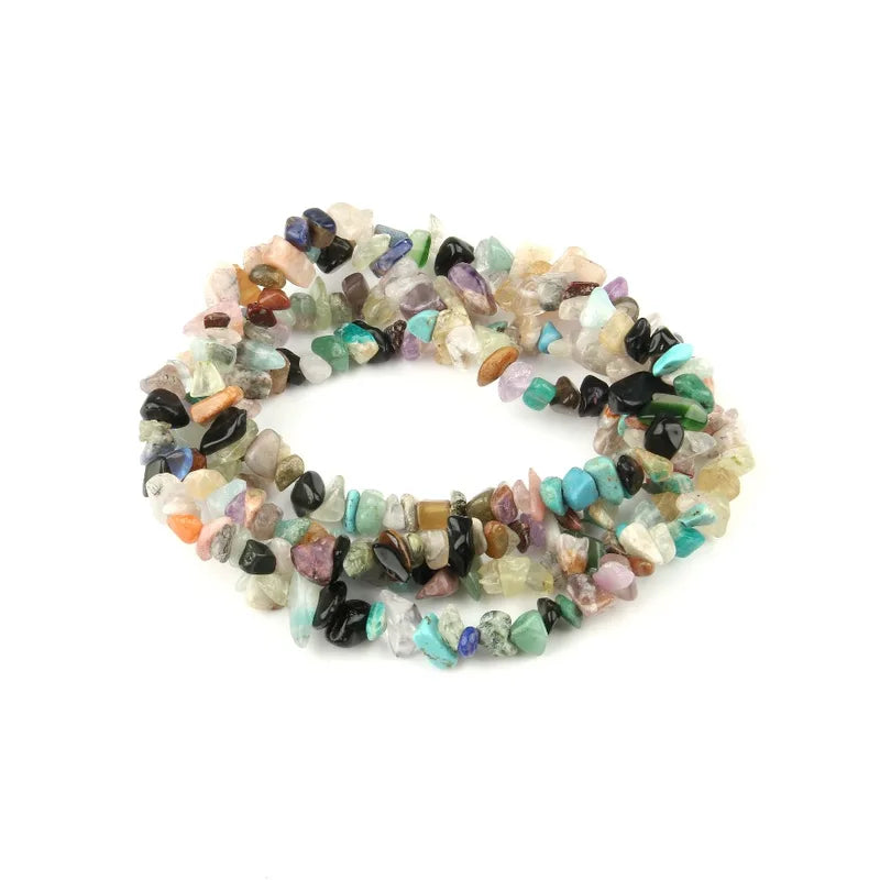 Natural Stone Beads for Jewelry Making 5-8mm - Aquamarine, Jade, Onyx, Various Colors