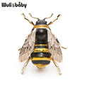 Wuli & Baby Enamel Wasp Bee Brooch Pin - Fashion Jewelry Gift