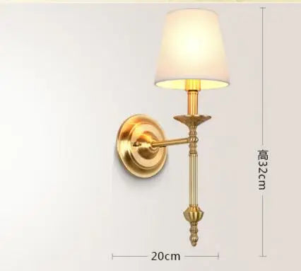 Vintage Copper Wall Lamp - Wall Sconce for Living Room Home Lighting