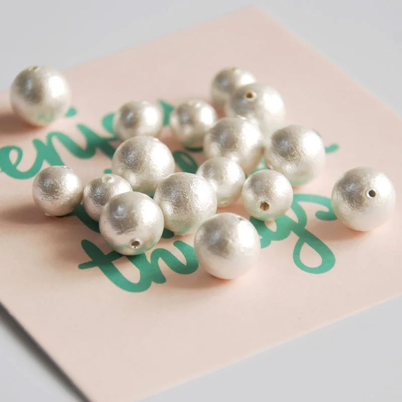 Wholesale Japanese Cotton Pearl Beads for Jewelry Making - 6-20mm Variants