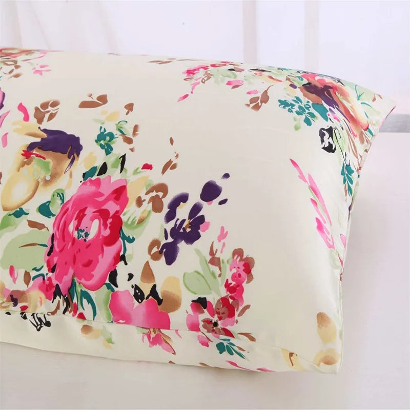 Mulberry Silk Pillowcase with Zipper - 100% Natural Satin Bedding Cover