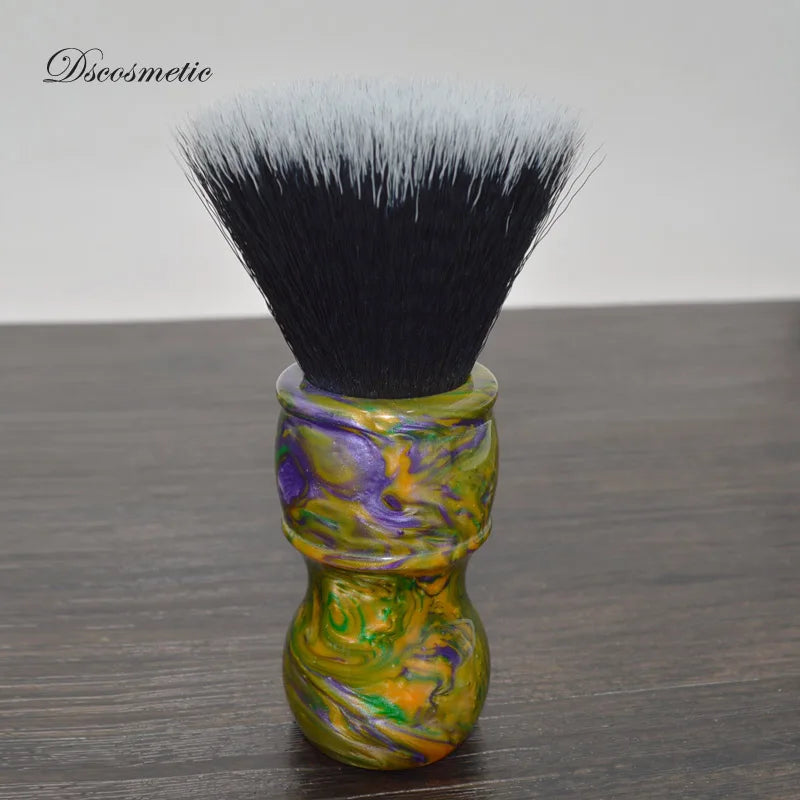 26mm Synthetic Hair Flat Top Shaving Brush for Men Beard Grooming