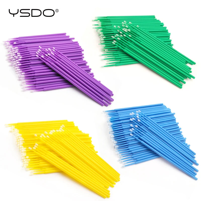 Makeup Brush Set with Eyelash and Lip Applicators - 200 Pcs Beauty Tools Kit