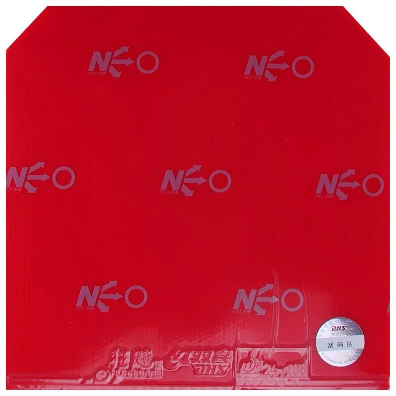 Table Tennis Rubber - Hurricane 3 Neo Provincial Orange & Blue Sponge High-Speed Spin