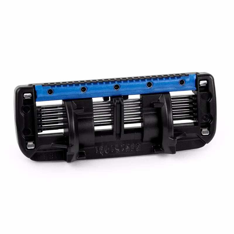 Black Spider Man Razor Can Design with 6 Blade Refills - Hair Shaver for Face & Neck