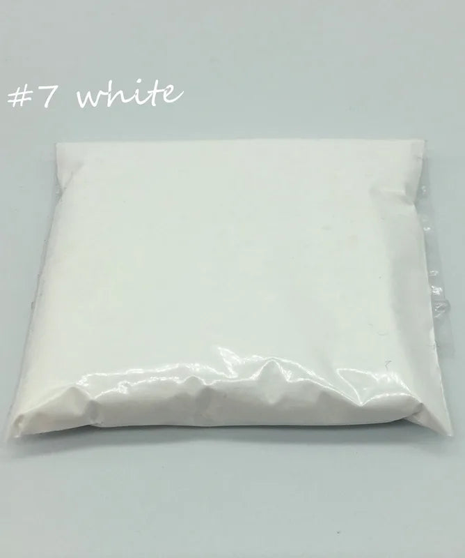 Fluorescent Powder for Nail Art, Paint & Cosmetic Use - 10g White