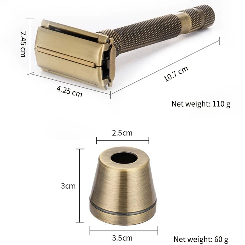 Adjustable Safety Razor for Men Classic Butterfly Open Shaving Tool