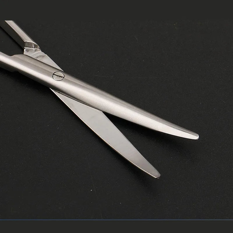 Round Handle Straight Scissors - Fine Blunt Cutting Tool in Multiple Sizes