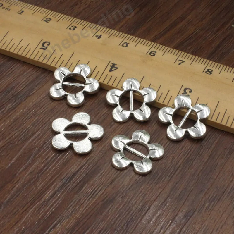 Beading Slider Flat for Bracelets, Necklaces, Watch Chains, DIY Jewelry - 50pcs