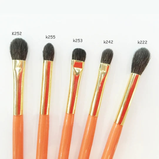 Makeup Brushes Kit with Blue Squirrel & Goat Hair - Precise Eye Shadow & Blending Set