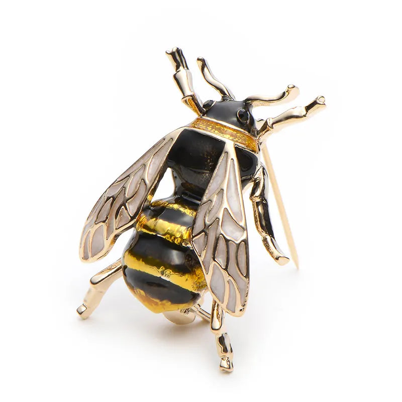 Wuli & Baby Enamel Wasp Bee Brooch Pin - Fashion Jewelry Gift