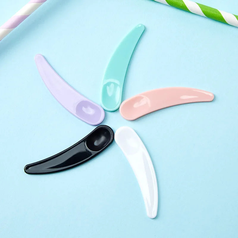 Mini Cosmetic Spatulas 100PCS Disposable Mask Tools - Multi Color
