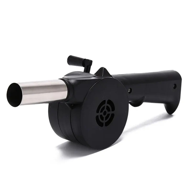 Hand BBQ Fan Air Blower for Grill Outdoor Picnic Fire Bellows Stainless Steel