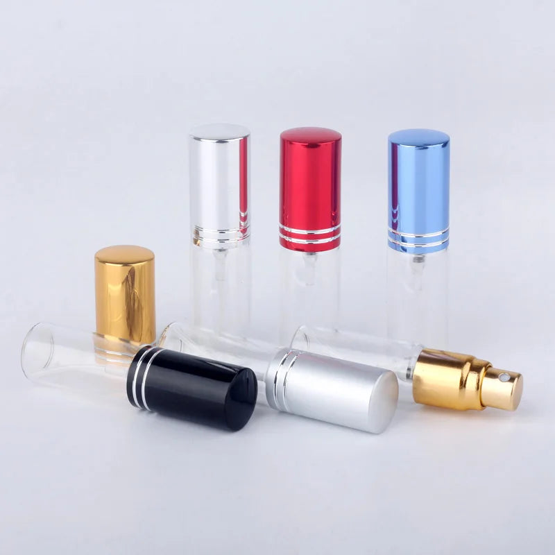 100PCS 5ml Travel Empty Perfume Spray Bottles Gift Sample Mini Cosmetic Containers