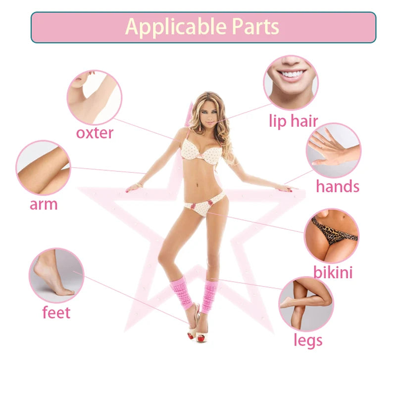Women's Electric Shaver & Epilator Set - Body, Face, Bikini, Legs, Arms