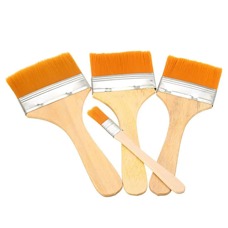 12-Piece Nylon Oil Paint Brush Set for Artists and Crafts, Easy to Clean