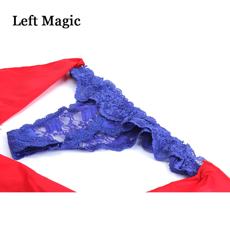 Adult Magic Trick Silk Scarf to Panties Gimmick Stage Props Comedy Accessory