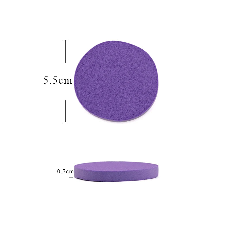 6Pcs Makeup Sponge Set - Soft Latex Facial Powder Puffs for Foundation and Contouring