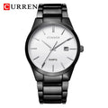 Men's Waterproof Quartz Watch with Steel Strap - Business & Casual