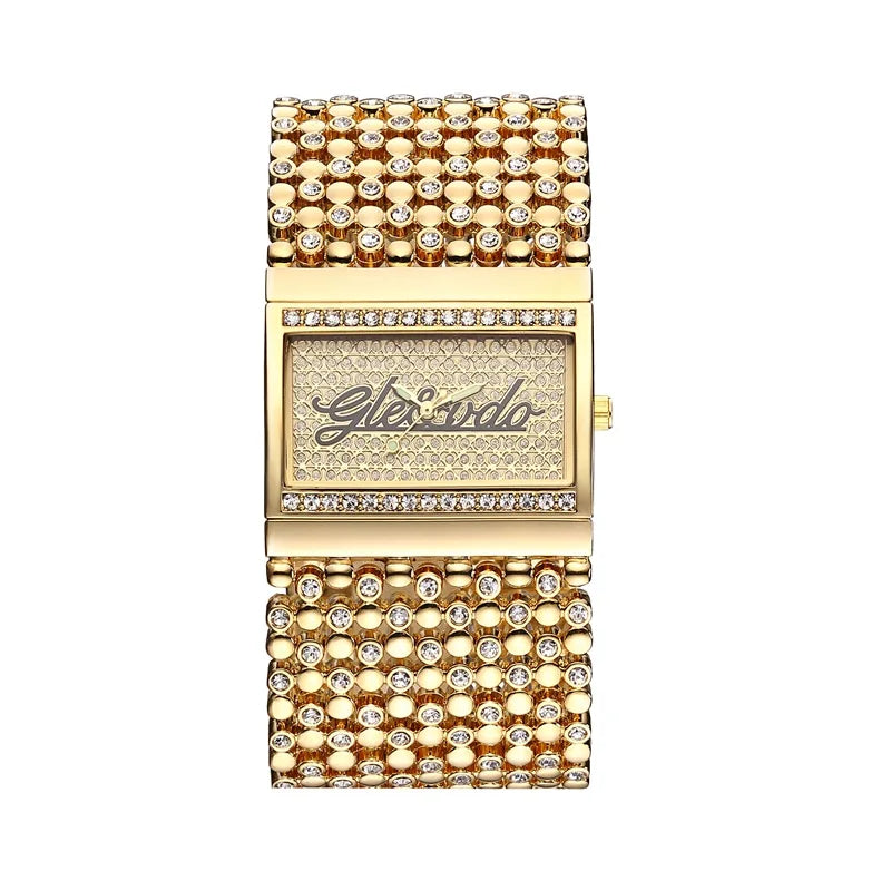 Analog Casual Women's Quartz Watch with Gold or Silver Finish