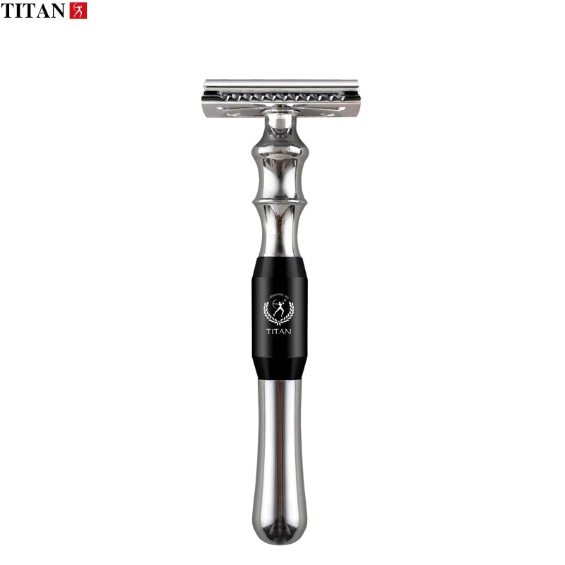 Metal Handle Safety Razor - High Quality Refillable Shaving Razor