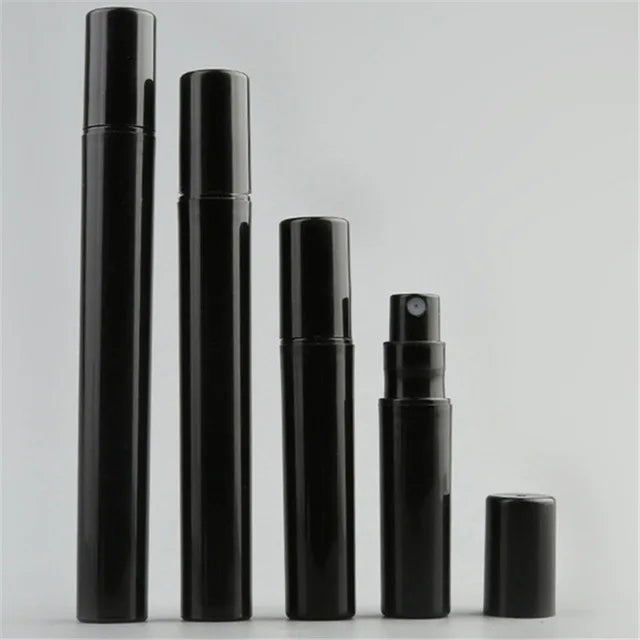 Set of 100 Plastic Perfume Spray Bottles - Various Sizes & Colors