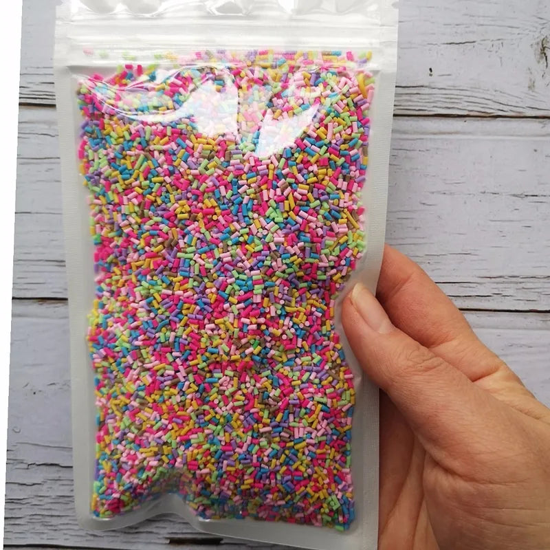 Fake Candy Sprinkles for Cake Decorations 100g - Non-Toxic Play Food
