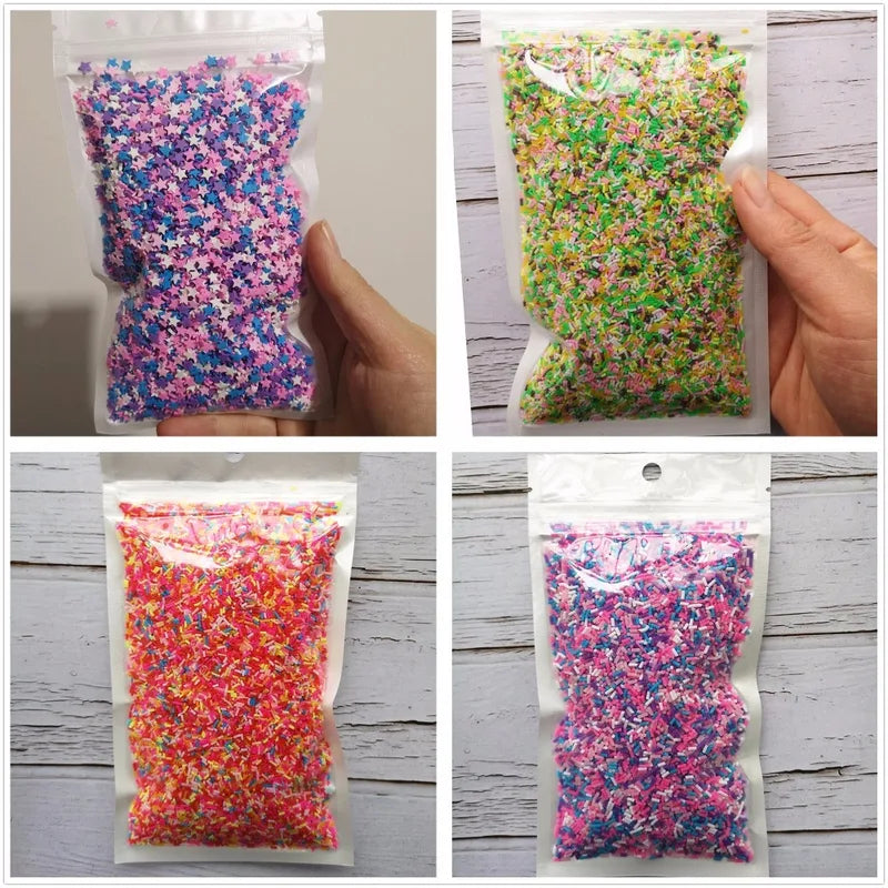 Fake Candy Sprinkles for Cake Decorations 100g - Non-Toxic Play Food