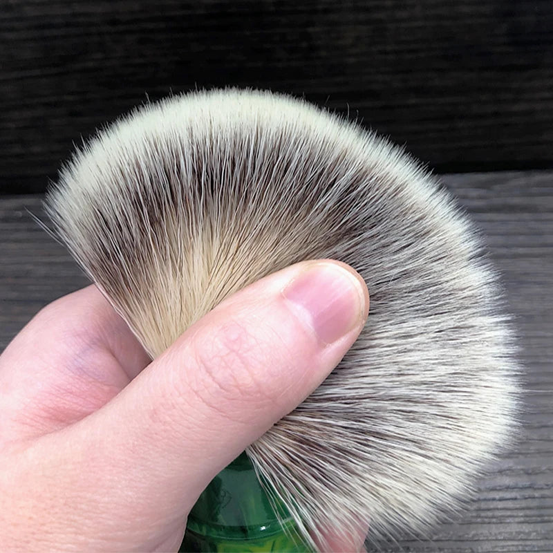 Men's Shaving Brush with Synthetic Hair and Resin Handle – Multiple Colors