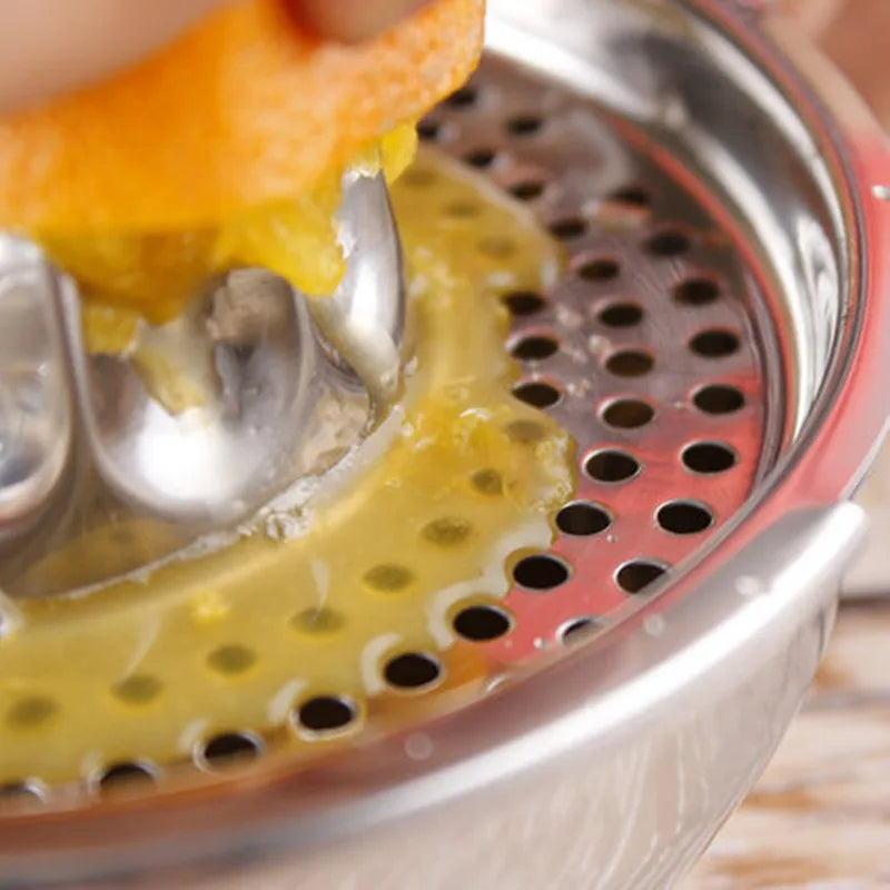 Stainless Steel Lemon Squeezer Manual Juicer for Citrus Fruits Kitchen Tool