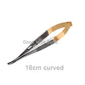 Dental Orthodontic Implant Castroviejo Needle Holders 14cm Straight Curved Surgical Tool