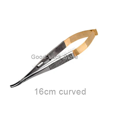 Dental Orthodontic Implant Castroviejo Needle Holders 14cm Straight Curved Surgical Tool