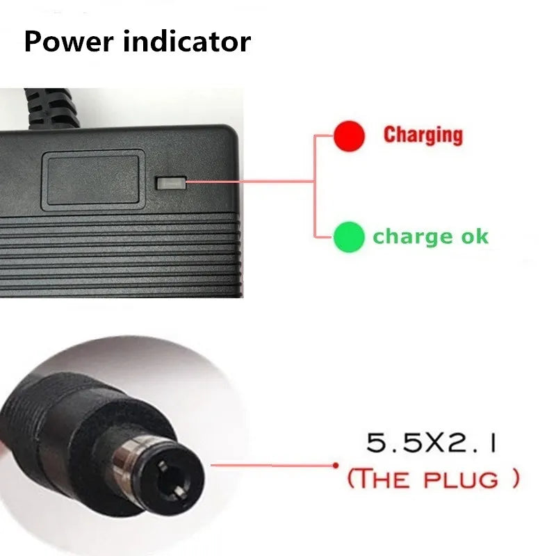 36V 42V 4A Li-ion Battery Charger for Electric Bike & Power Tools
