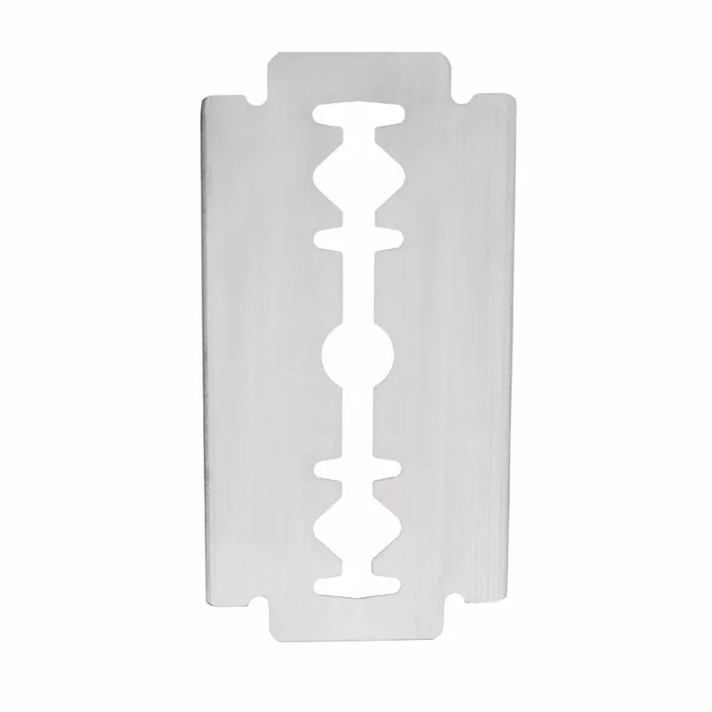 Double Edge Safety Razor Blades Titanium 100 Pack Made in USA - Sharp & Durable