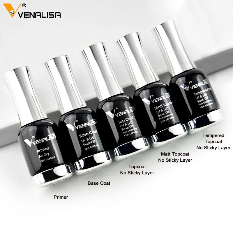 12ml Semi Permanent Nail Gel Polish - TPO Free Pastel Glitter UV LED Varnish