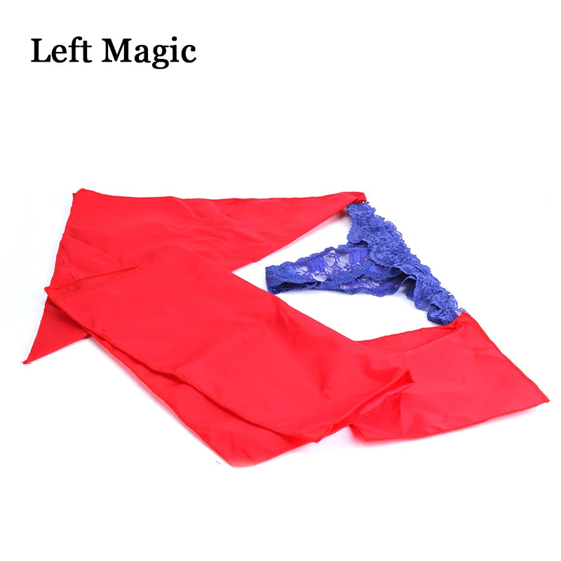 Adult Magic Trick Silk Scarf to Panties Gimmick Stage Props Comedy Accessory