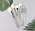 9pcs Makeup Brush Set for Face & Eyes - Foundation, Blush, Eyebrow, Highlighter
