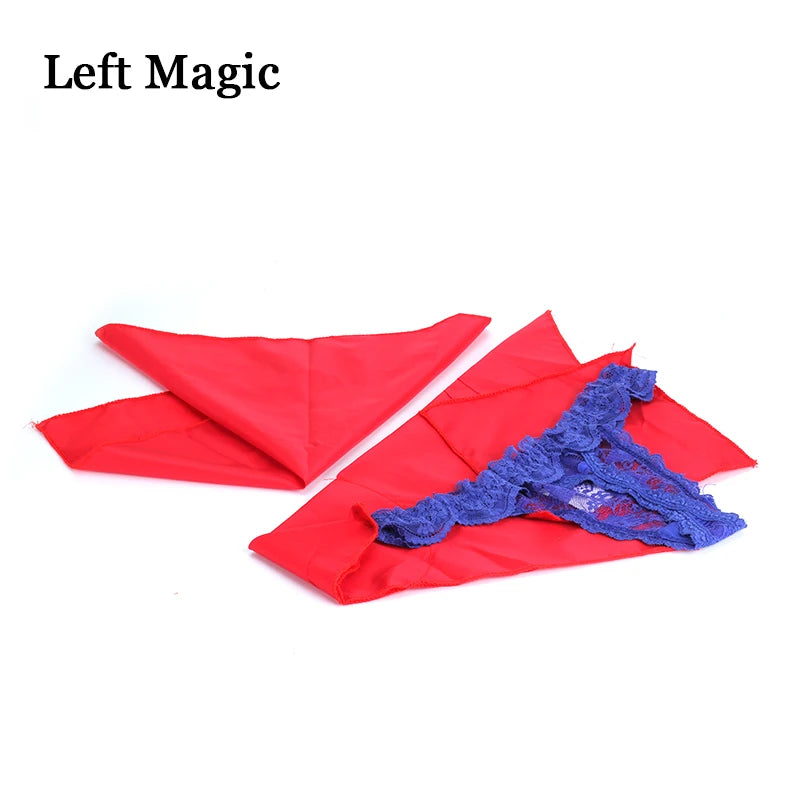 Adult Magic Trick Silk Scarf to Panties Gimmick Stage Props Comedy Accessory