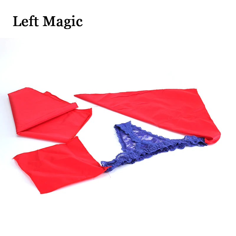 Adult Magic Trick Silk Scarf to Panties Gimmick Stage Props Comedy Accessory